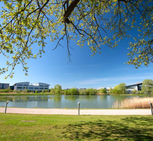 Views across Granta Park