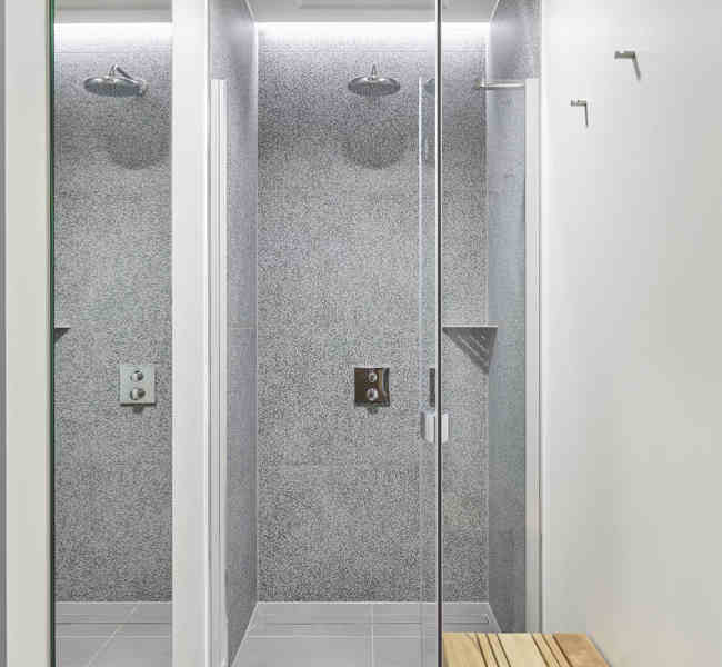 Shower facilities